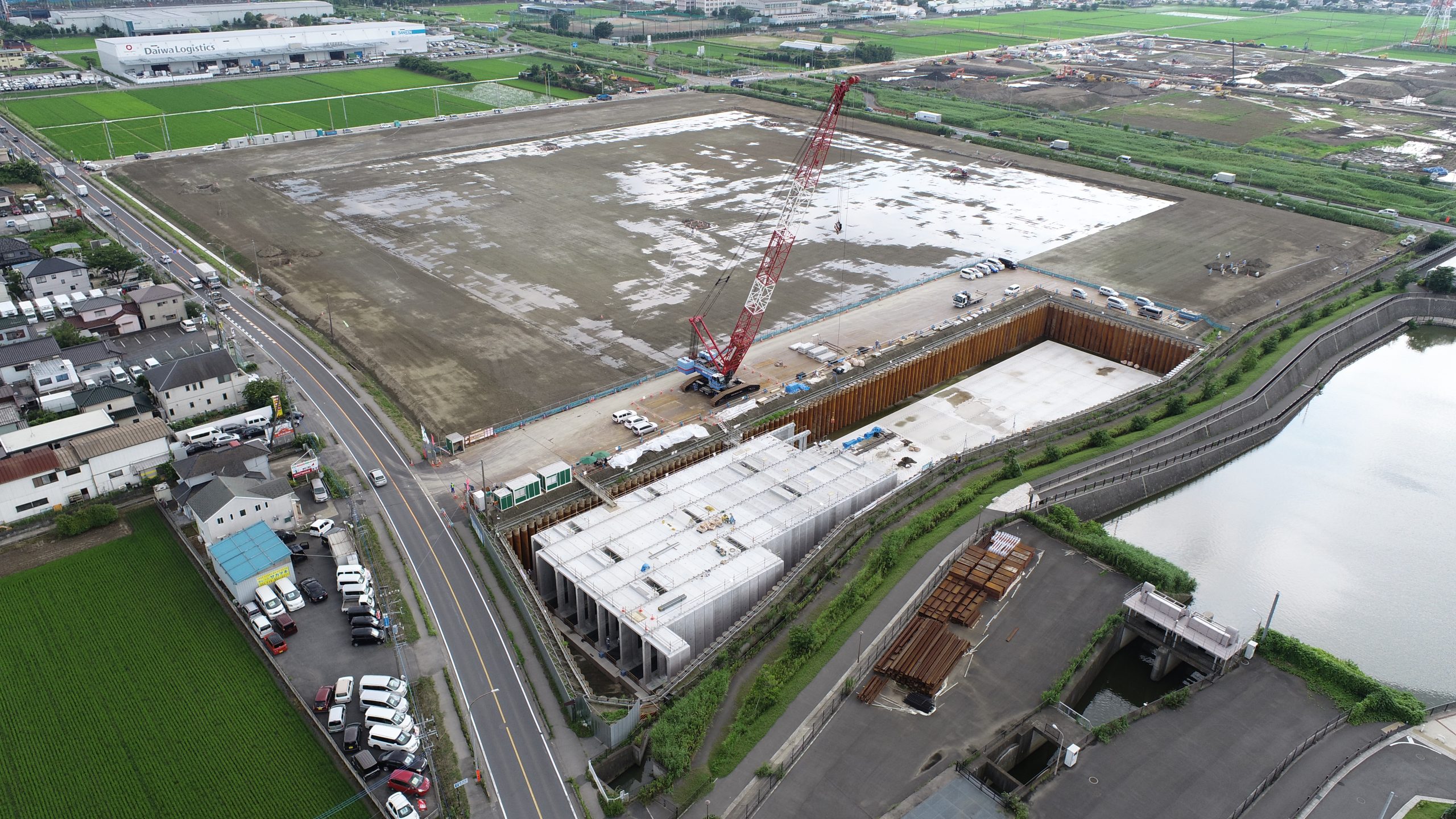 総選除）元草加－23号調整池築造工事